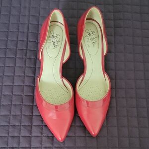 Red Patent Pointed-Toe Women’s Heels